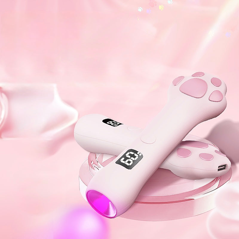 Cat Paw One Finger Nail Lamp – Portable LED Gel Nail Curing Light
