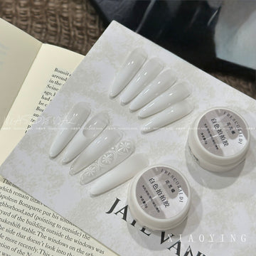 XiaoYing Stamping Gel – White Nail Stamping Gel
