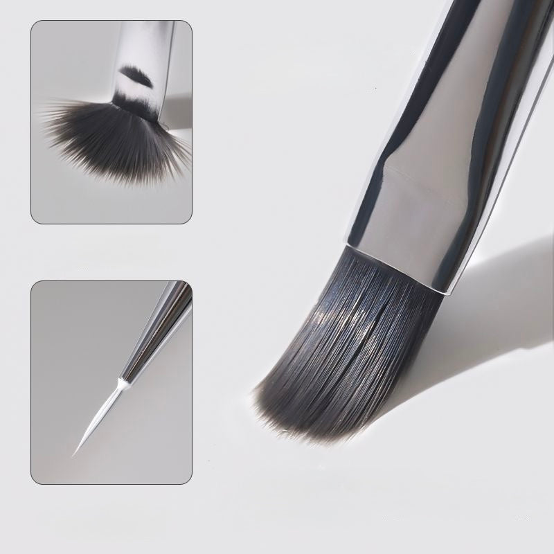 Dual-Head Acrylic Nail Builder Brush – Gel Extension & Liner Brush