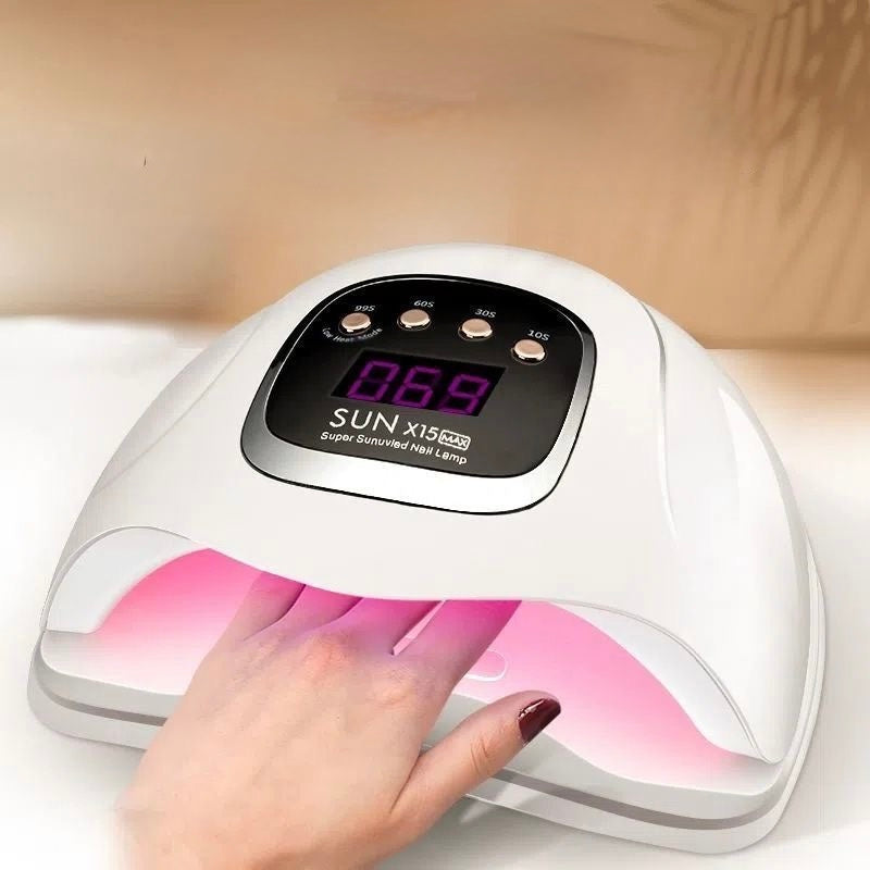 SUN X15 MAX Pro UV LED Nail Lamp – 280W Fast-Cure Gel Dryer with Red Light, 66 Beads (AU Plug)