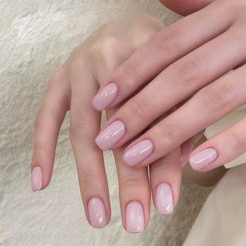 XIAOYING Soft Pink-Lilac Nude Gel Polish – Gentle Jelly Finish 15ml