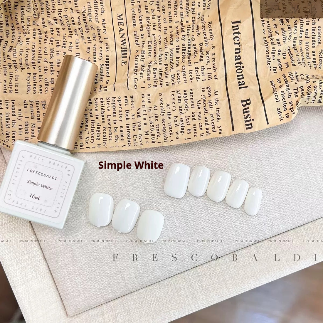 XIAOYING Solid Nail Gel Series - Simple White