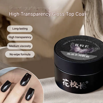 【HUAXIAOZHANG】High‑Transparency Gloss Top Coat