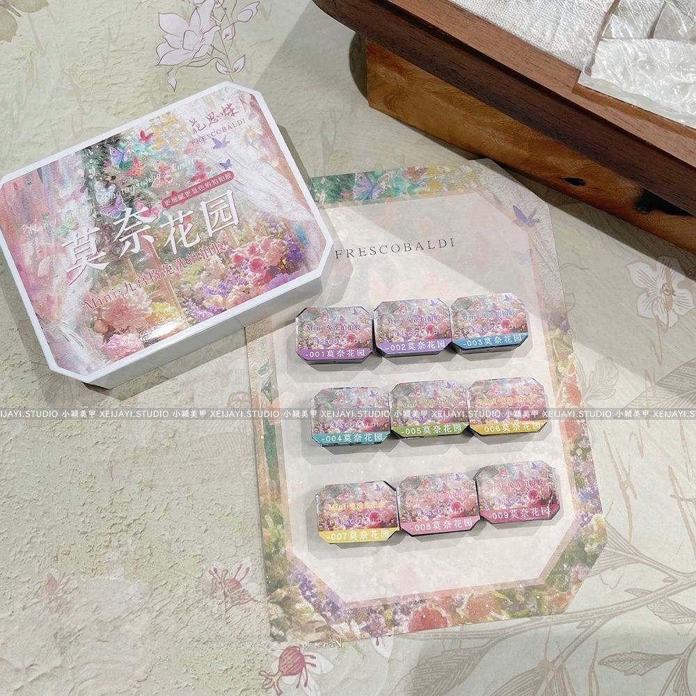 Xiaoying Monet Garden Patting Gel Palette – Gradient Nail Art Colours