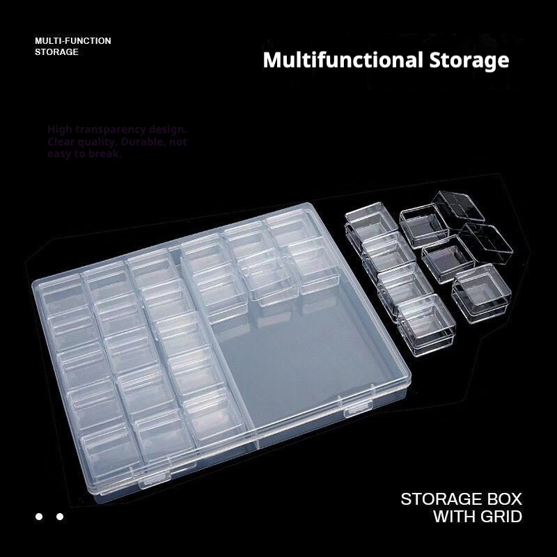 30-Compartment Nail Art Storage Organizer Case