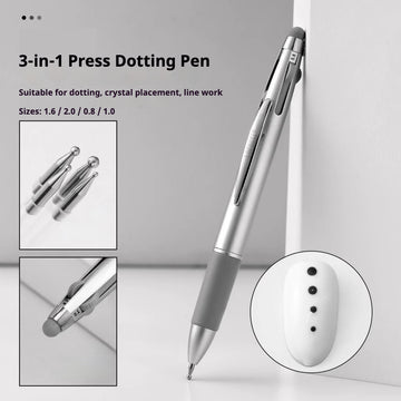 3-in-1 Press Dotting Pen