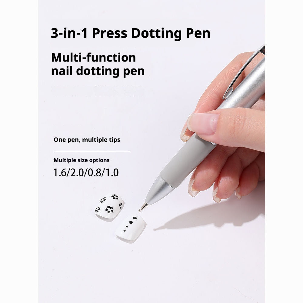 3-in-1 Press Dotting Pen