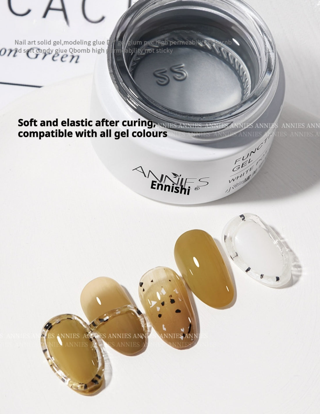 ANNIES Clear PVC Solid Gel