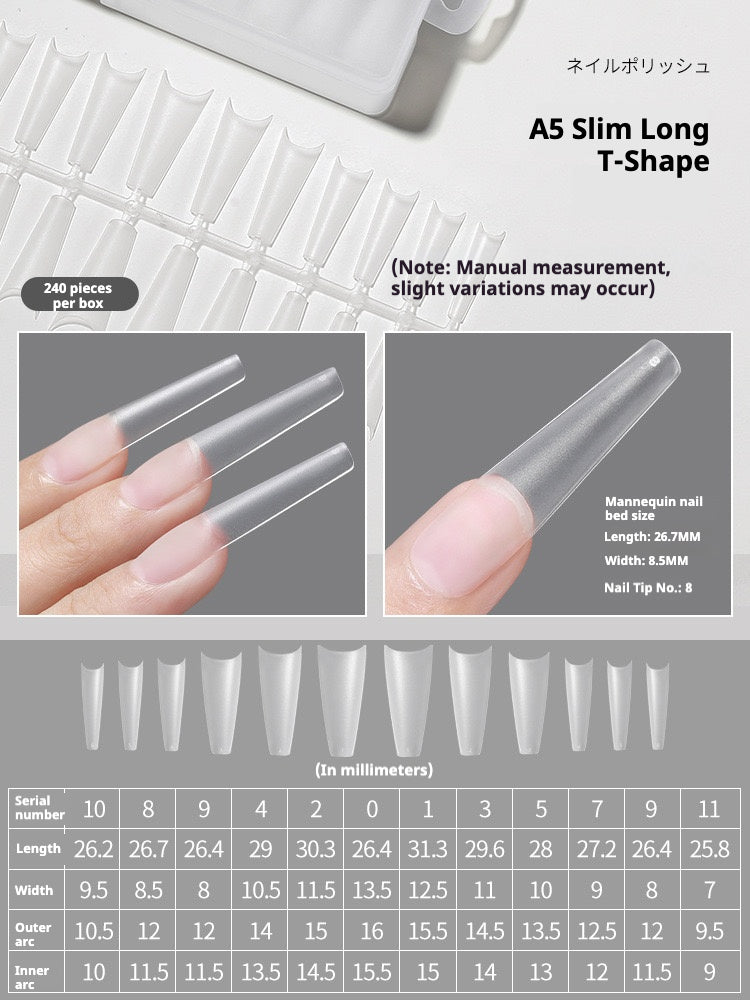 Full Cover Nail Tips – A1 / A5 / A3 (240pcs)