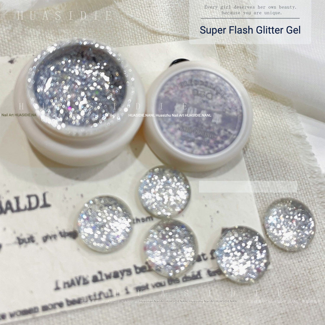 XIAOYING Super Flash Reflective Glitter Builder Gel