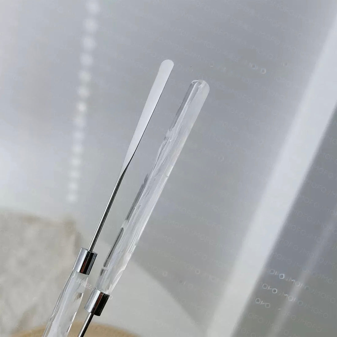 Dual-End Resin Mixing Spatula – Nail Gel Mixing Tool (2 Colours Available)