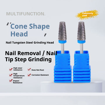 Cone Shape Nail Tungsten Steel Grinding Head