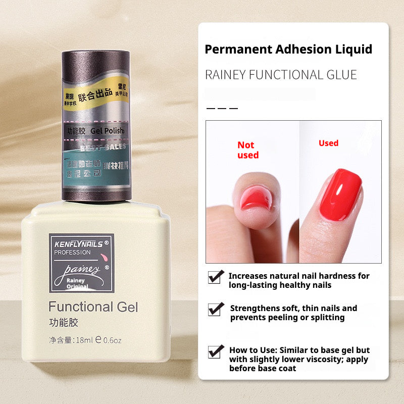 Rainey Functional Gel Series – Professional Multi-Use Nail Gel (Top Coat / Base Gel / Builder / Matte / Peelable)