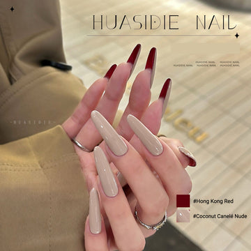 XIAOYING Solid Nail Gel - #Coconut Canelé Nude