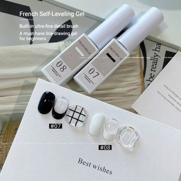 French Gel Liner – Ultra-Fine Brush for Chic Nail Art