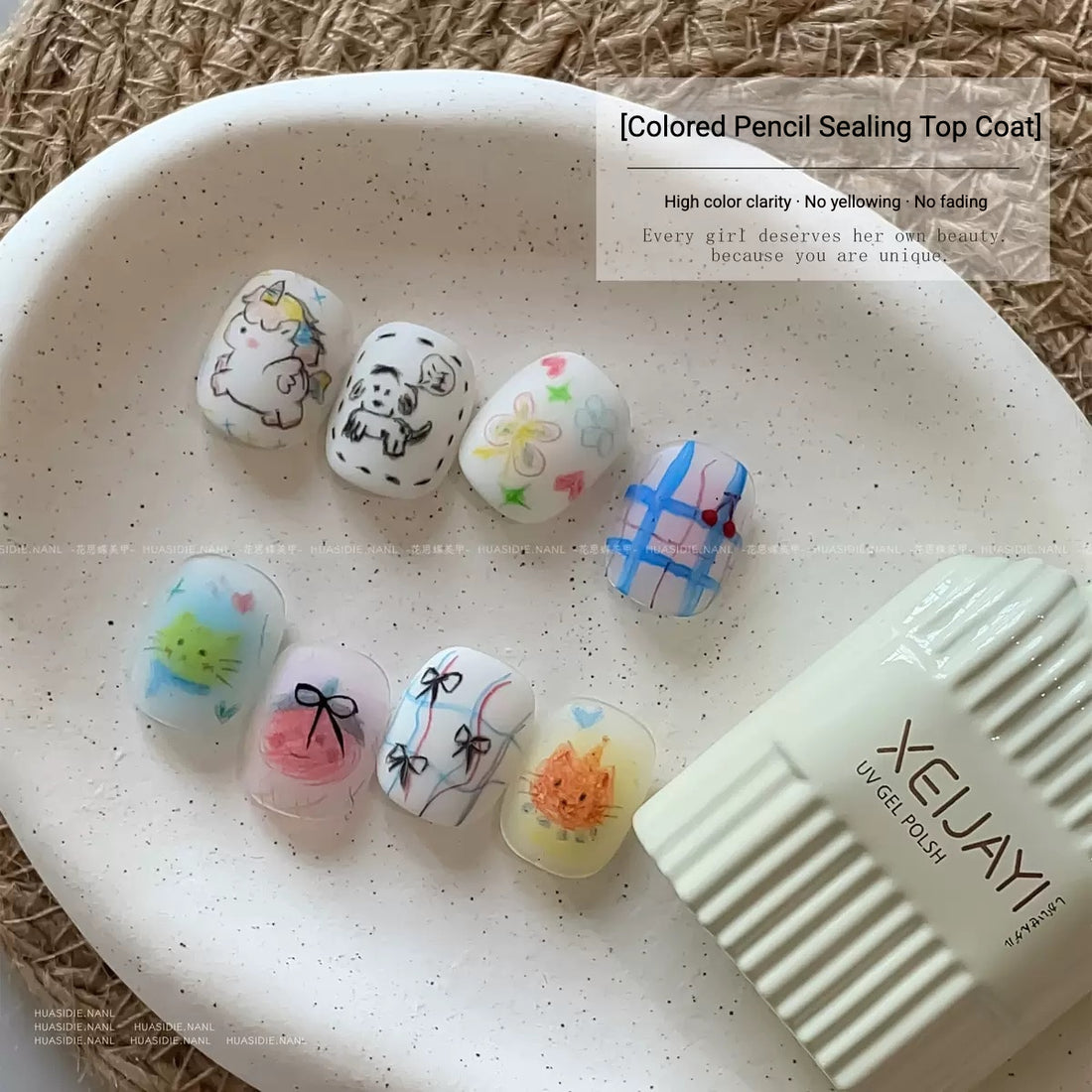 XIAOYING Functional Gel - Colored Pencil Sealing Top Coat