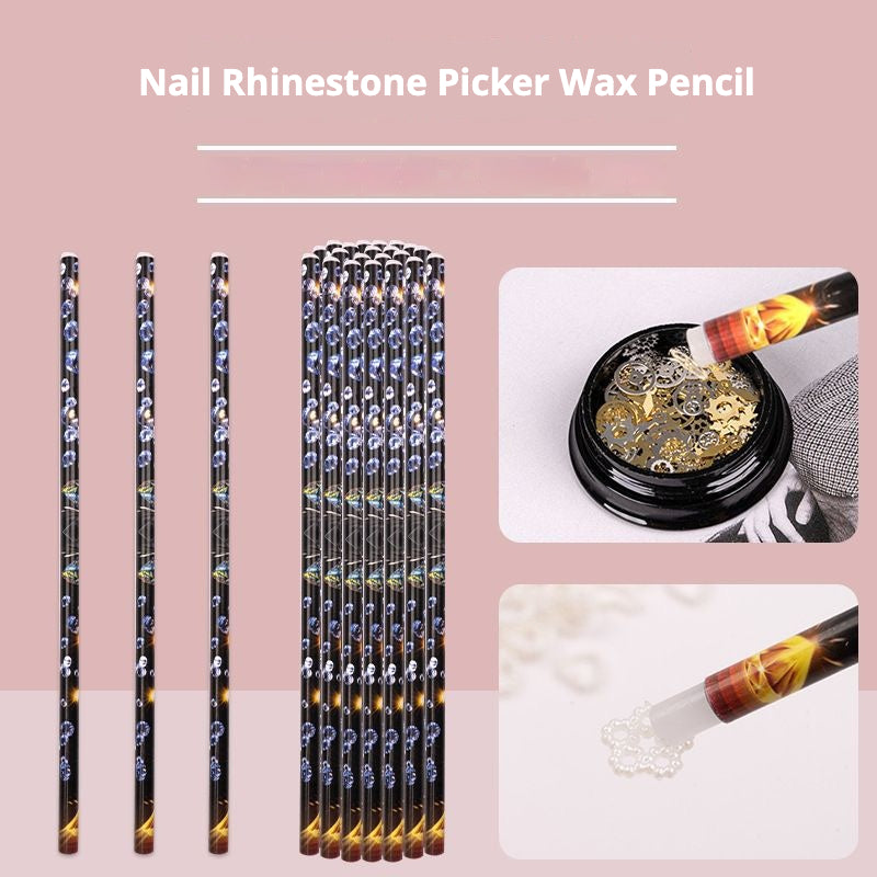 Nail Rhinestone Picker Wax Pencil