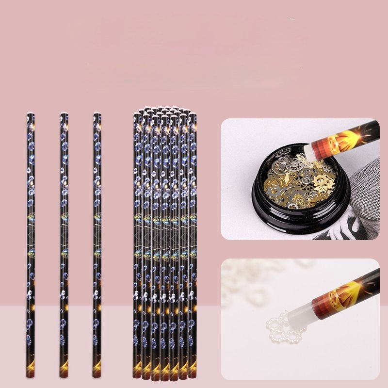 Nail Rhinestone Picker Wax Pencil – Nail Art Gem Picking Tool