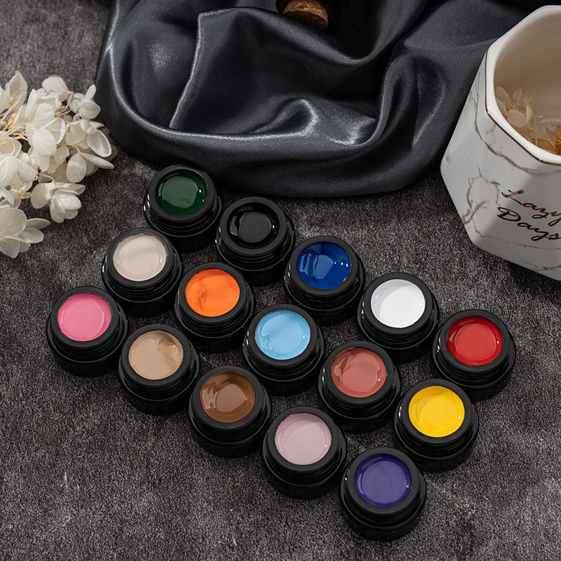 Professional Painting Gel  – Multi-Color Nail Art Gel