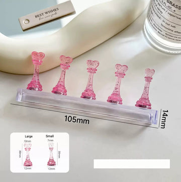 Magnetic Acrylic Nail Practice Stand Set