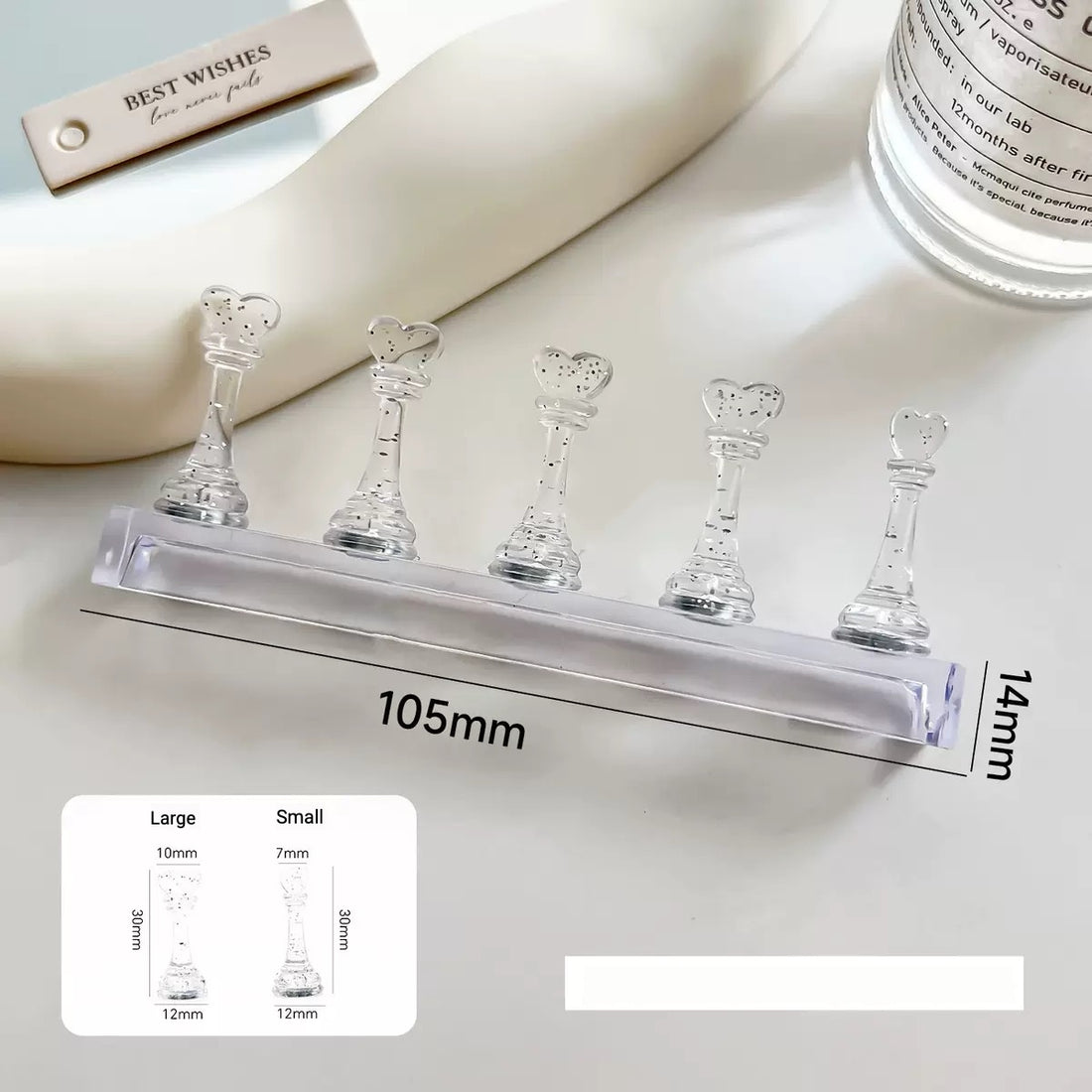 Magnetic Acrylic Nail Practice Stand Set