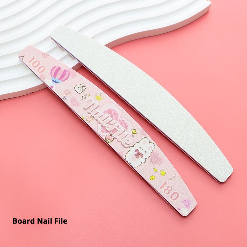 Double-Sided Nail Shaping and Polishing File