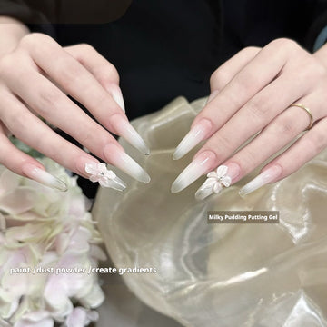 XIAOYING Patting Gel Series - Milky Pudding Ombre Nail Art Gel