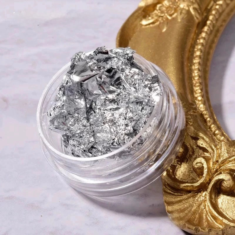 Gold & Silver Leaf Nail Art Foil