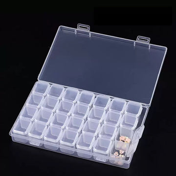 Multi-Compartment Nail Art Storage Organizer Box