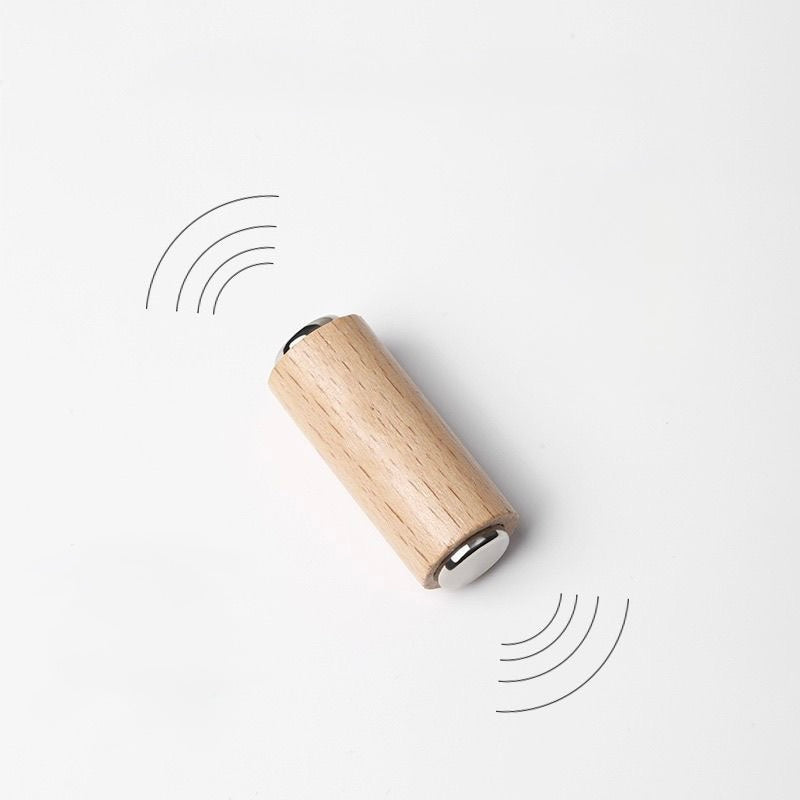 Wood Grain Cylindrical Cat Eye Magnet – Thickened Strong Magnetic Nail Tool