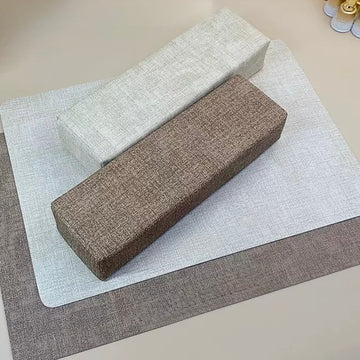 Linen Nail Art Hand Pillow – Comfortable Arm Rest Cushion for Manicure (30x9x6cm)