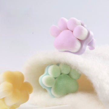 Cat Paw Ring Nail Dust Brush
