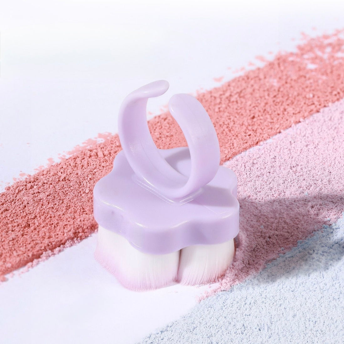 Cat Paw Ring Nail Dust Brush