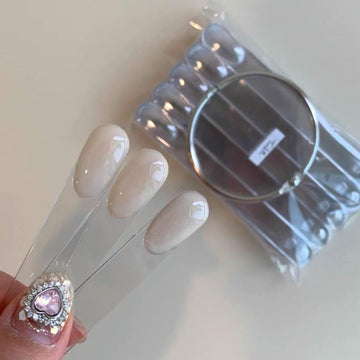 Transparent Nail Display Swatch Sticks – Clear Nail Colour Sample Tips
