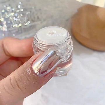 Sky Realm Moonlight Chrome Nail Powder – Iridescent Mirror Effect